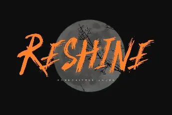 Reshine font