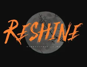 Reshine font