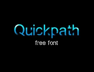 Quickpath Display font