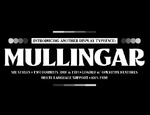 Mullingar Serif font