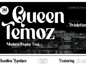 Queen Temoz font