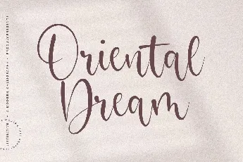 Oriental Dream font