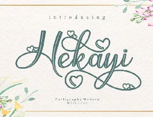 Hekayi font