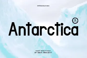 Antarctica Demo font