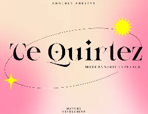 Te Quirtez font