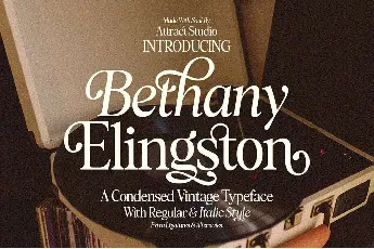 Bethany Elingston font