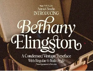 Bethany Elingston font