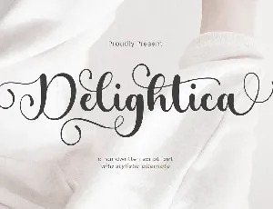 Delightica font