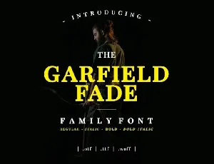 Garfield Fade font