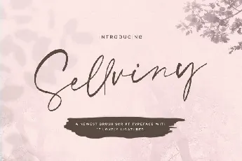 Sellviny Handwritten Brush font