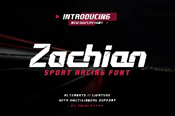 Zachian Trial font