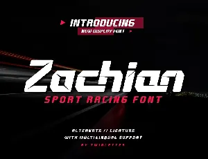 Zachian Trial font