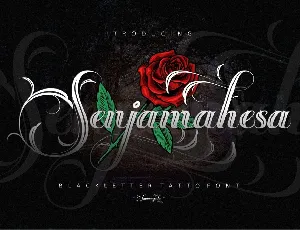 Senjamahesa font