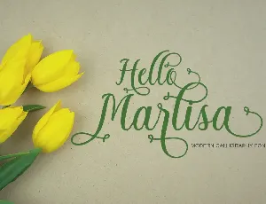 Hello Marlisa font