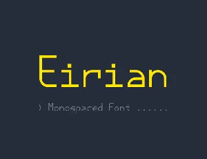 Eirian font