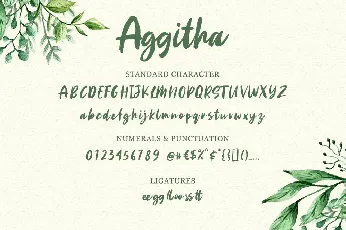 Aggitha font