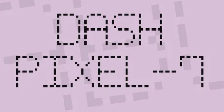 Dash Pixel-7 font