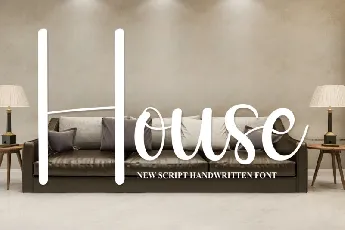 House Script font