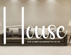 House Script font