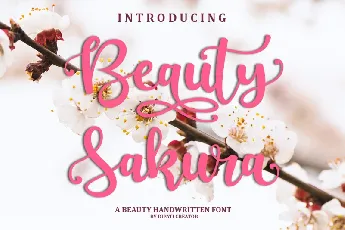 Beauty Sakura font