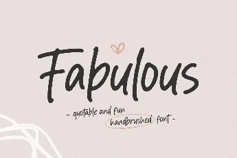 Fabulous Display font