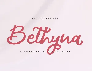 Bethyna font