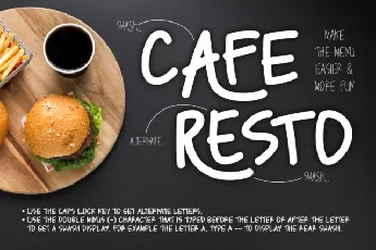 Caferesto font