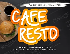 Caferesto font