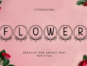 Flower Display Typeface font