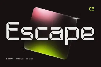 CS Escape font