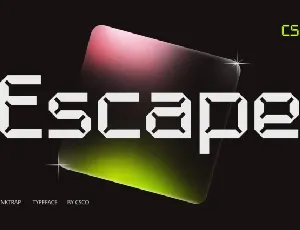 CS Escape font