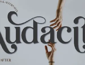 Audaciti font