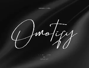 Omotify font