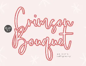 Crimson Bouquet font