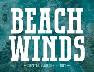 Beach Winds font