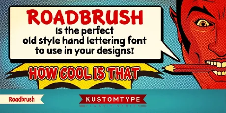 KTF Roadbrush font