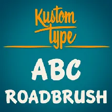 KTF Roadbrush font