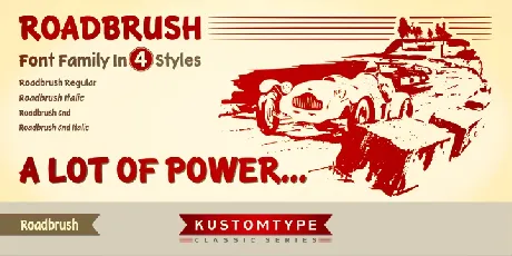 KTF Roadbrush font