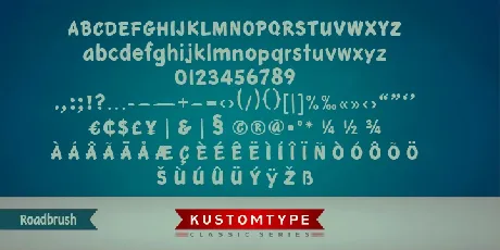 KTF Roadbrush font