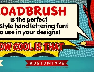KTF Roadbrush font