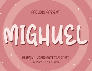 Mighuel font