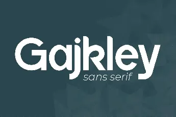 Gajkley font