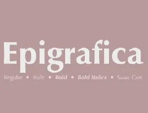 Epigrafica Sans Serif font