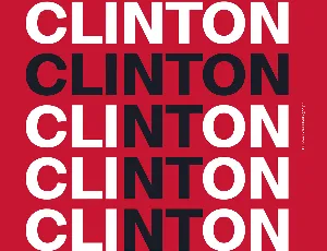 Clinton Family font