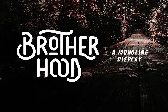 Brotherhood Display font