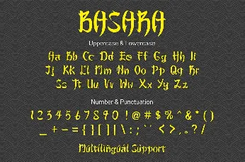 BASARA font