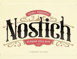 Nostich font