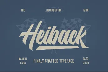 Heiback font