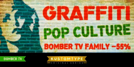 Bomber TV Wide font