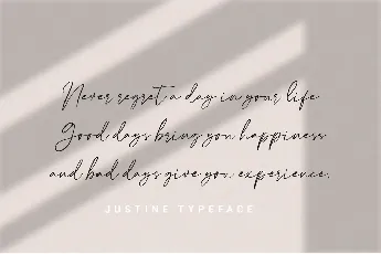 Justine font